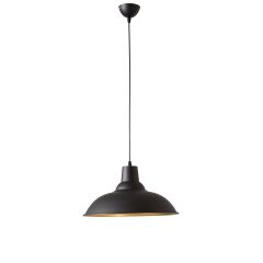 Moderne Grote Zwarte Hanglamp  Scaldare Altino