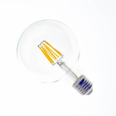 LED filament lamp G95 E27 8 Watt 2700K Dimbaar - Crius