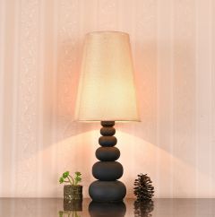 Tafellamp Modern Bruine Kap 52 cm - Valott Sinappi
