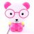 Tafellamp Panda Roze - Funnylights Minum