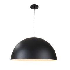 Hanglamp Rond Zwart Aluminium 40 cm - Valott Simo