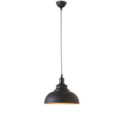 Moderne Middelgrote Zwarte Hanglamp  Scaldare Alvito