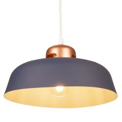 Hanglamp Modern Blauw Rond Aluminium Valott Elli
