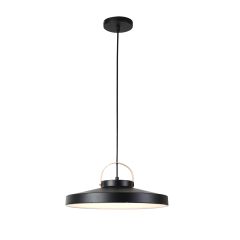 Hanglamp LED Modern Zwart Rond Middel 31 cm - Scaldare Grado