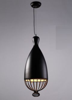 Hanglamp Modern Zwart Rond Metaal - Scaldare Racines