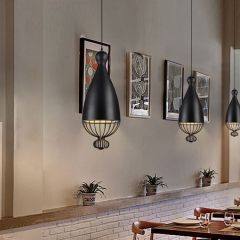 Hanglamp Modern Zwart Rond Metaal - Scaldare Quara